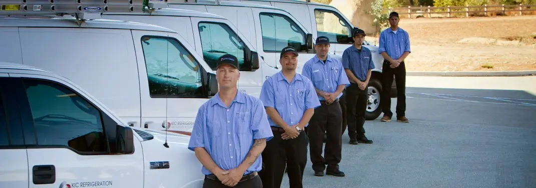 KIC Refrigeration crew ready for Mini Split Repair jobs across West Puente Valley
